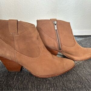 Frye Tan Ankle Boots